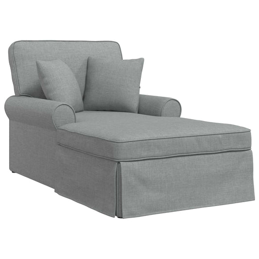 Lounge Chaise S Volánem 3 Ks Textil