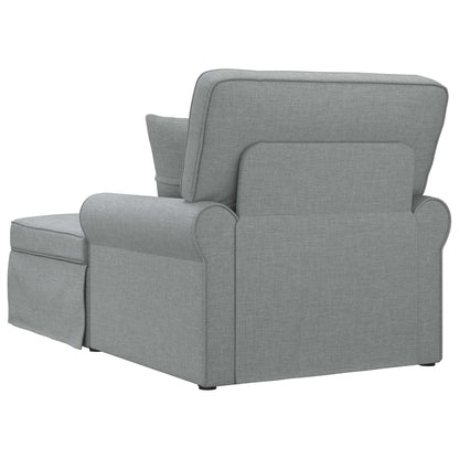 Lounge Chaise S Volánem 3 Ks Textil
