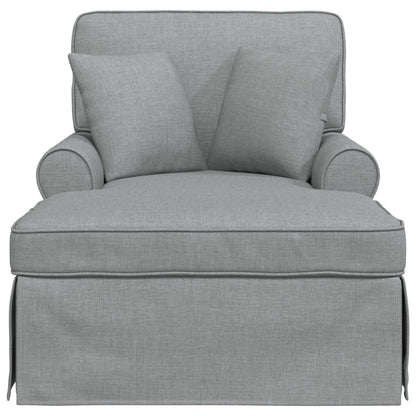 Lounge Chaise S Volánem 3 Ks Textil