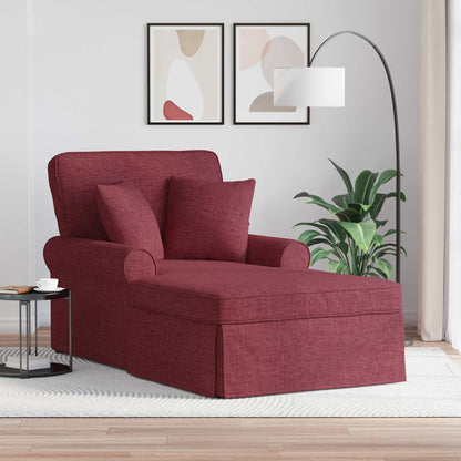 Lounge Chaise S Volánem 3 Ks Textil