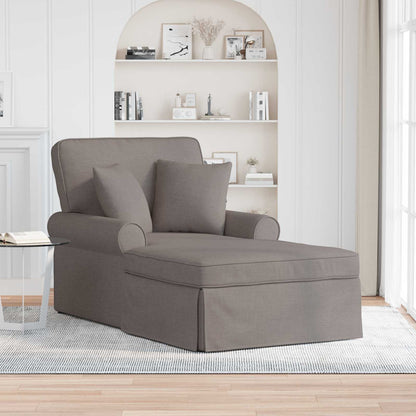 Lounge Chaise S Volánem 3 Ks Textil
