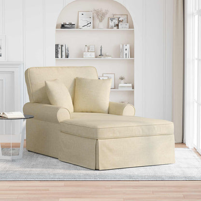 Lounge Chaise S Volánem 3 Ks Textil