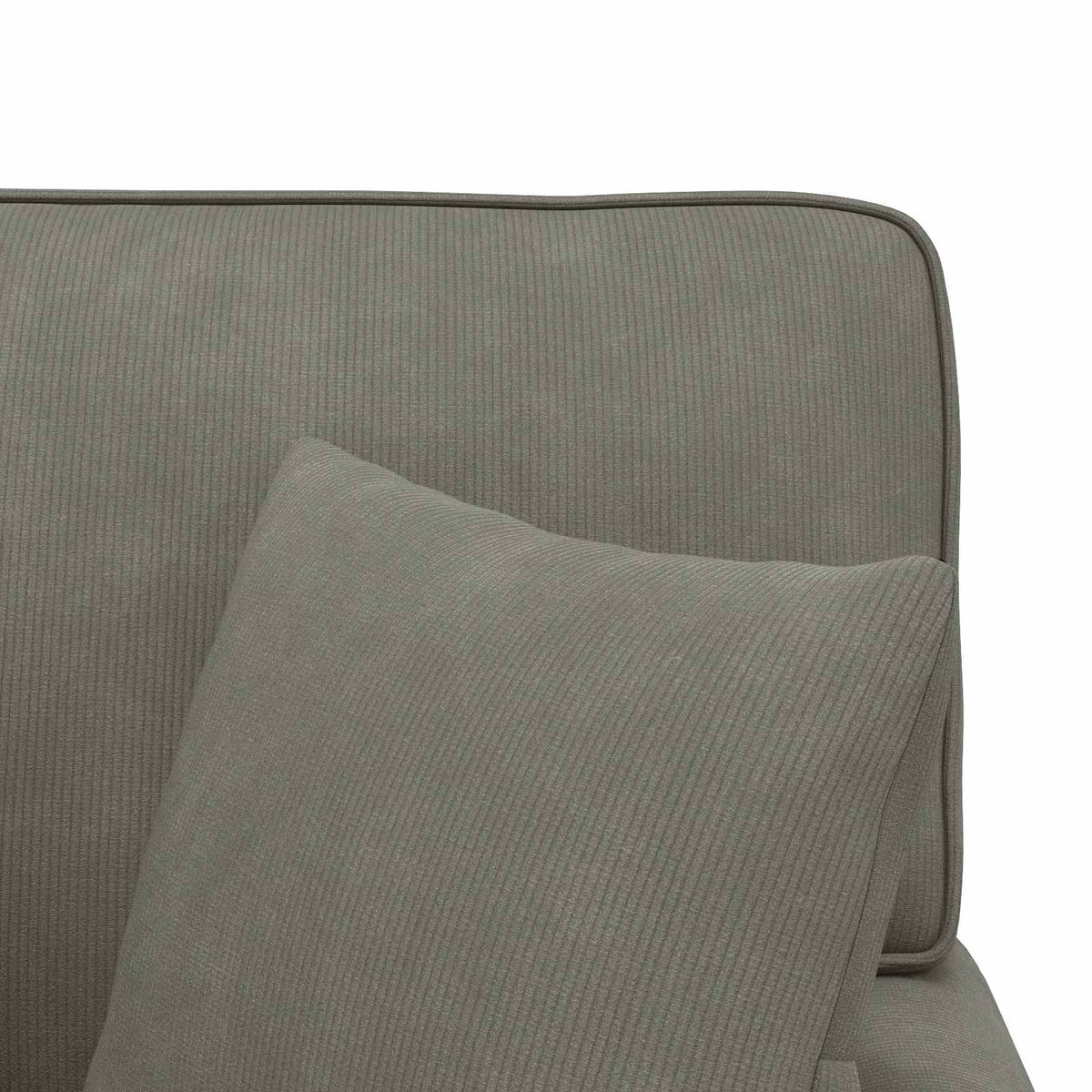 Lounge Chaise S Volánem 3 Ks Žebrovaná Látka