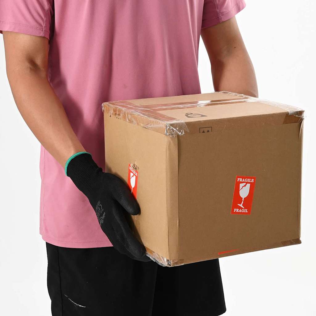 Pracovní Rukavice 12 Ks Černá 7 / S Polyester