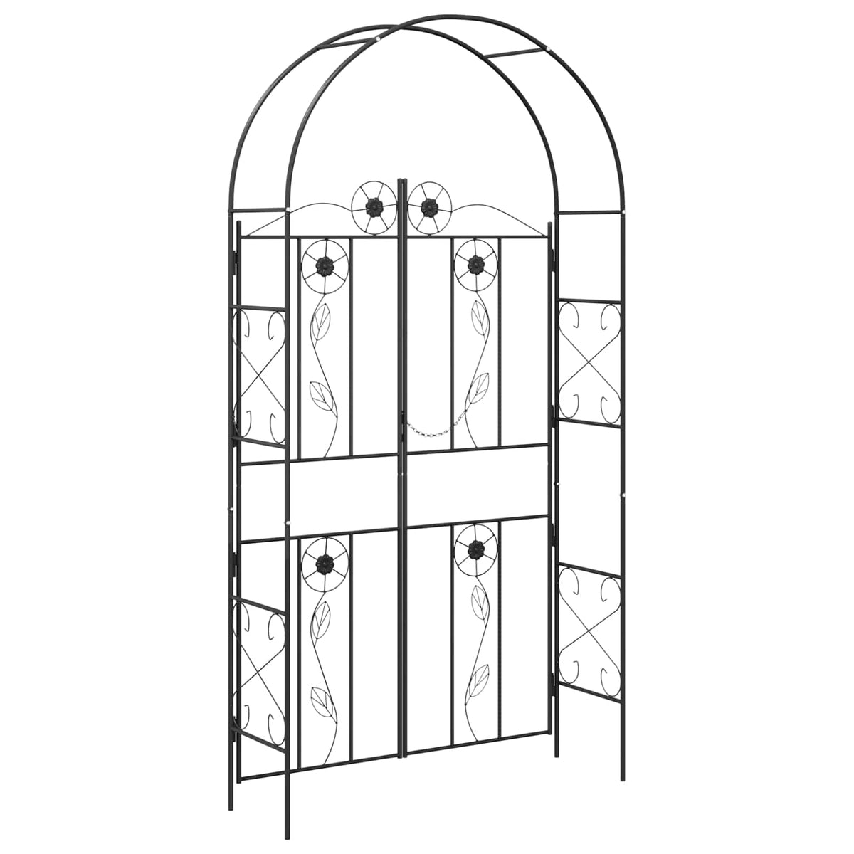 Zahradní Oblouk 115 X 37 X 226 Cm Ocel