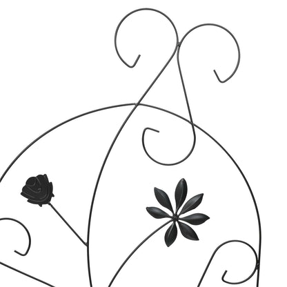 Zahradní Plot 3 Ks 112 X 39,5 Cm Ocel