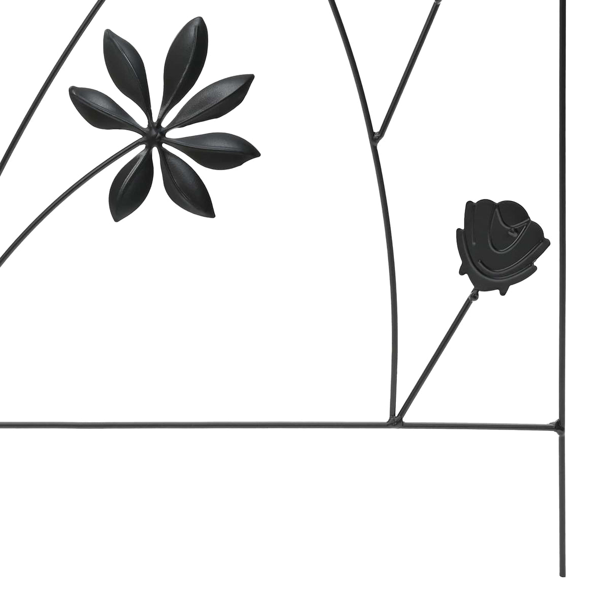 Zahradní Plot 3 Ks 112 X 39,5 Cm Ocel