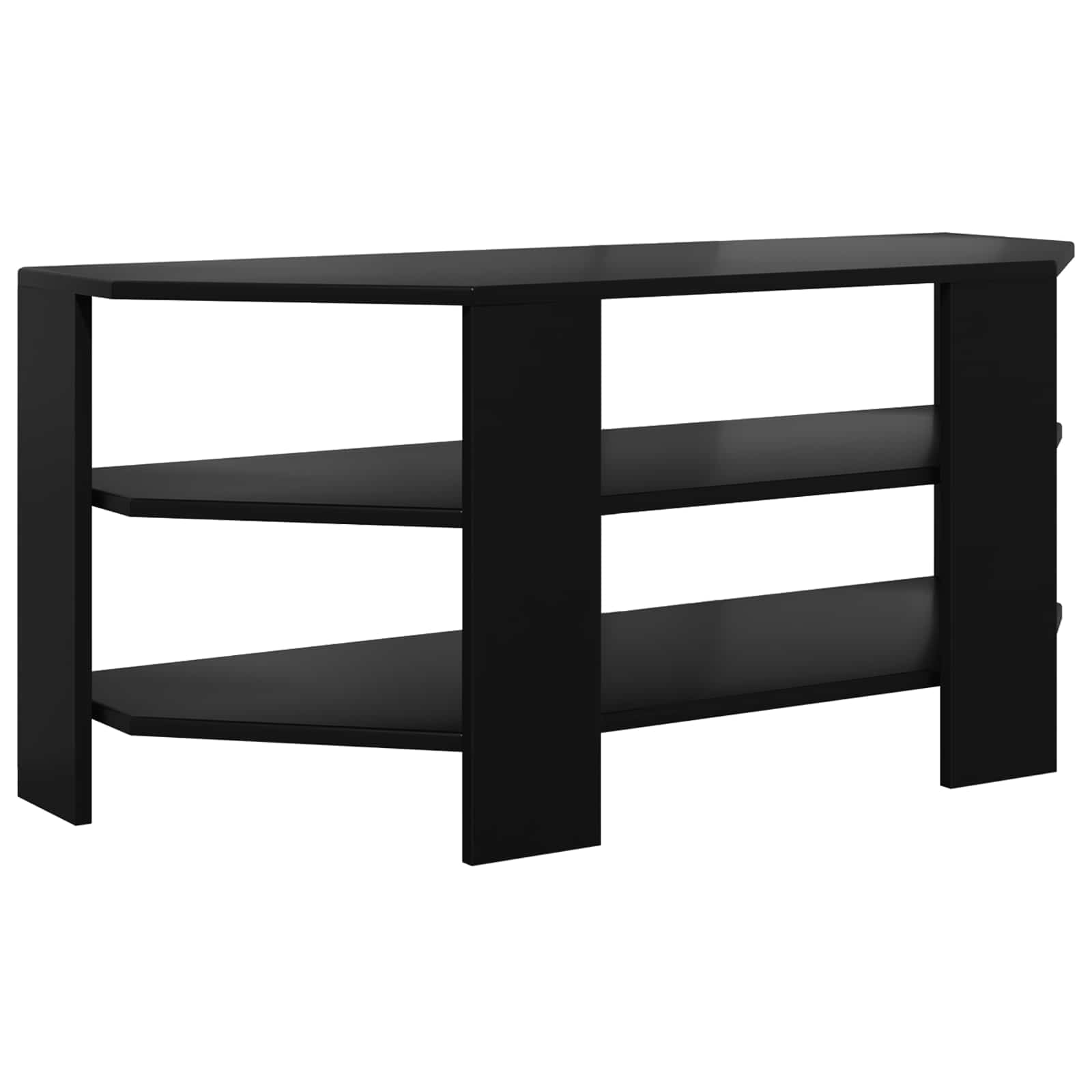 Rohováskříňnatv 102X40,5X45Cm Černá Kompozitní Dřevo