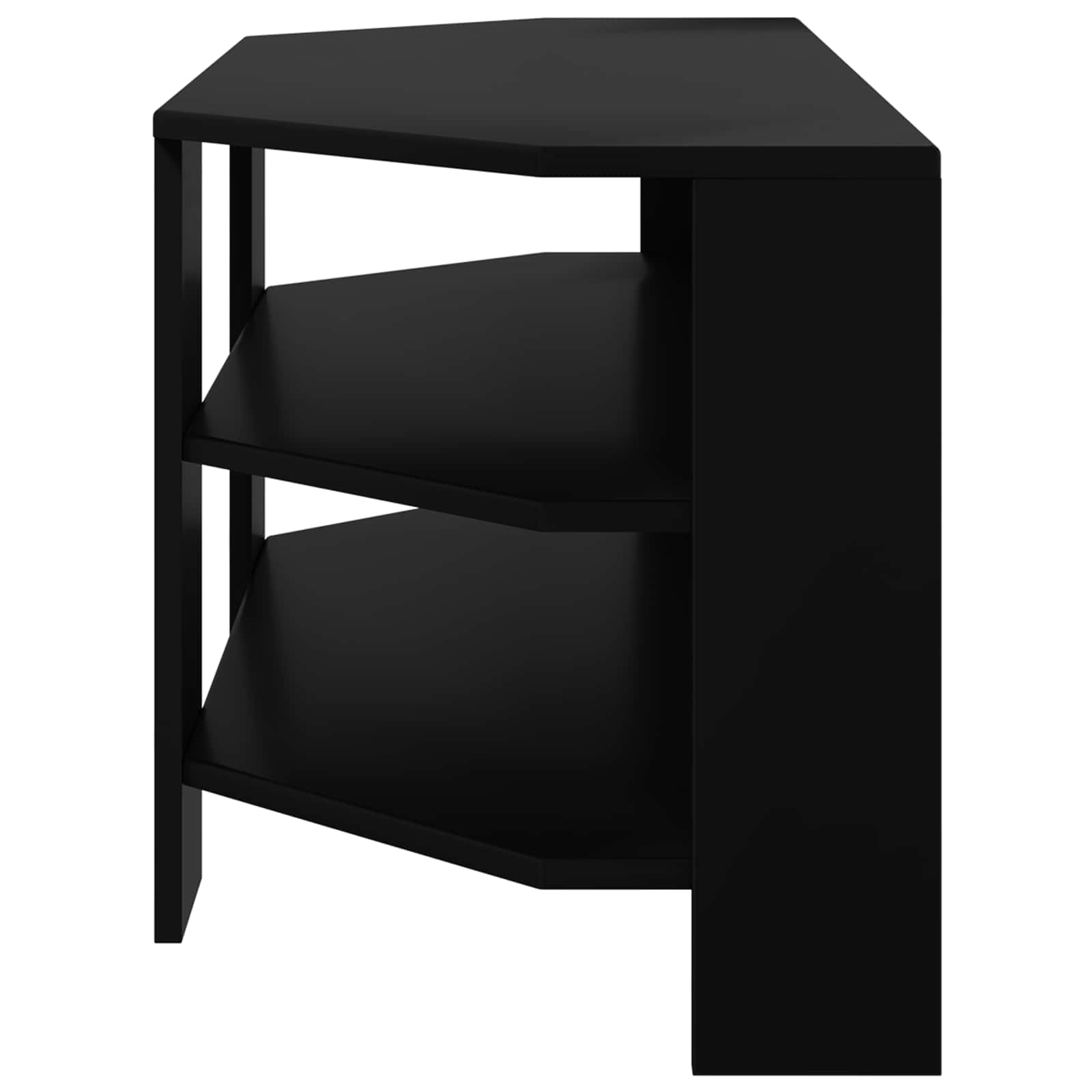 Rohováskříňnatv 102X40,5X45Cm Černá Kompozitní Dřevo