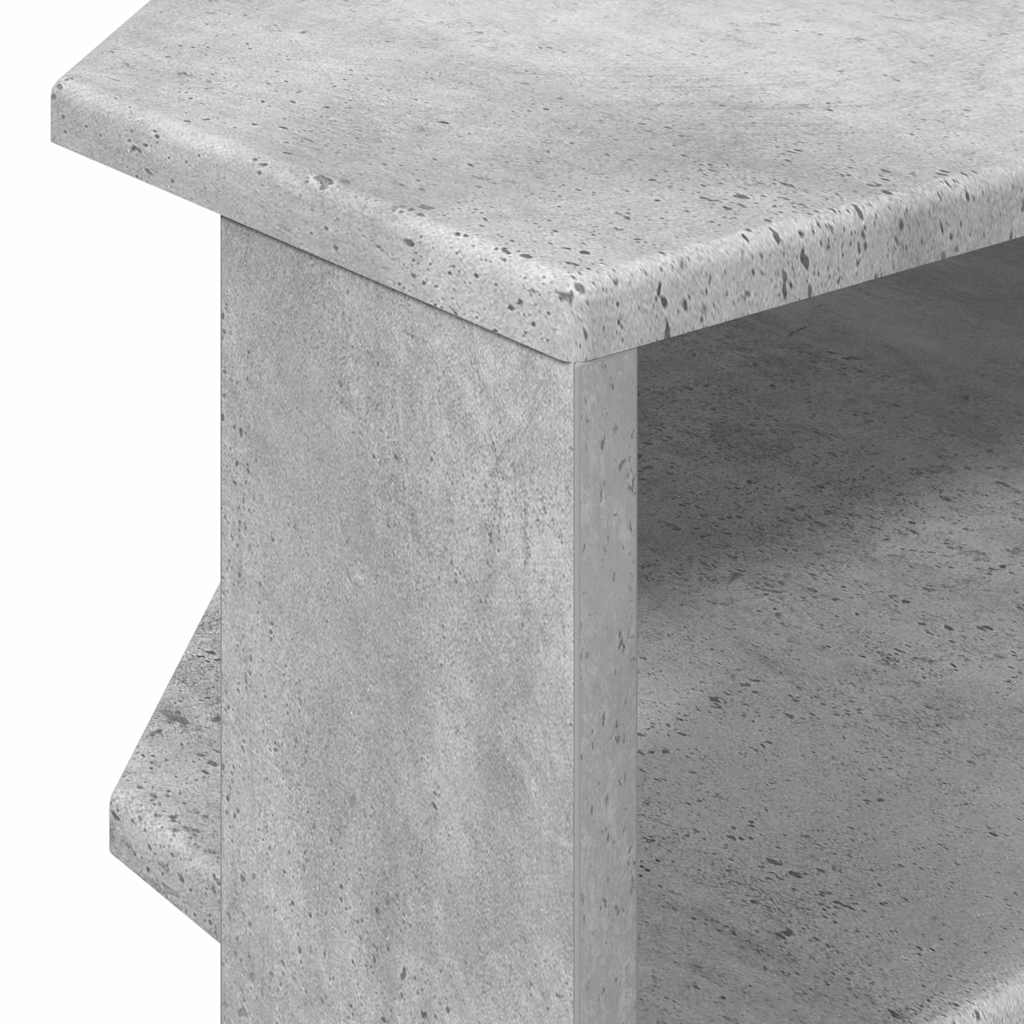 Rohováskříňnatv 102X40,5X45Cm Betonově Šedá Kompozitní Dřevo