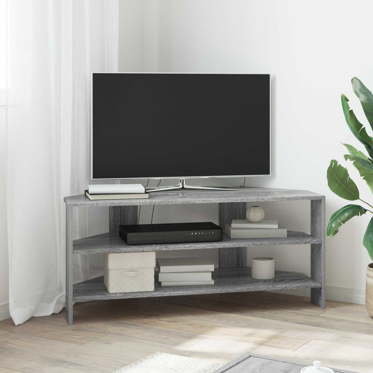 Rohováskříňnatv 102X40,5X45Cm Šedá Sonoma Kompozitní Dřevo