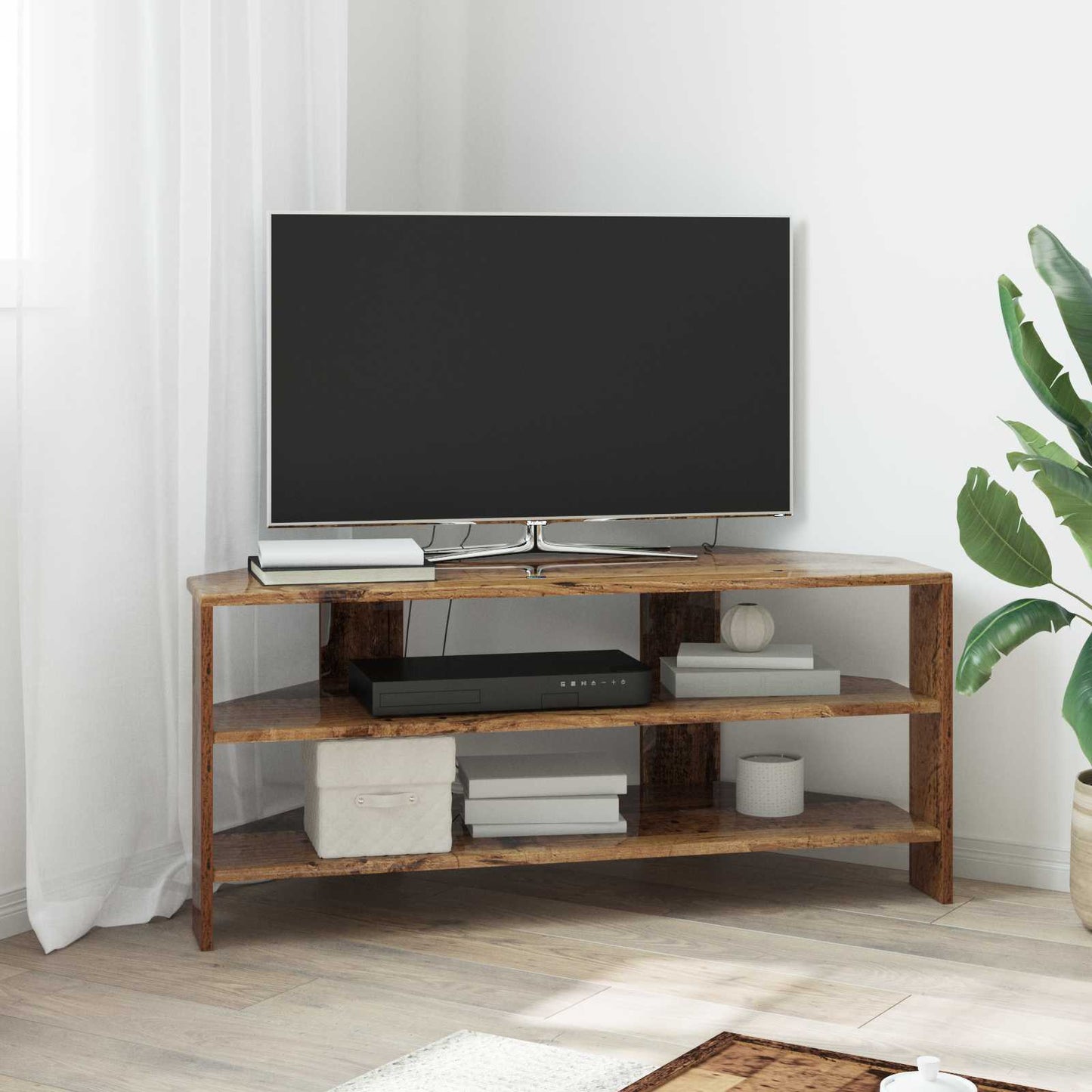 Rohováskříňnatv 102X40,5X45Cm Staré Dřevo Kompozitní Dřevo