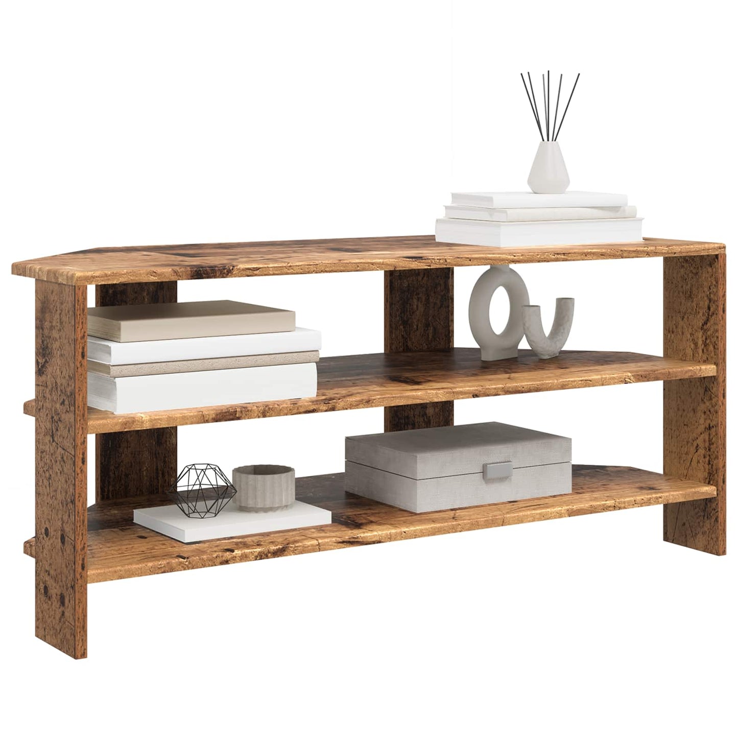 Rohováskříňnatv 102X40,5X45Cm Staré Dřevo Kompozitní Dřevo