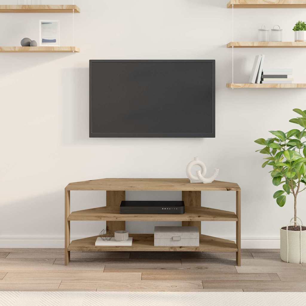 Rohováskříňnatv 102X40,5X45Cm Artisanový Dub Kompozitní Dřevo
