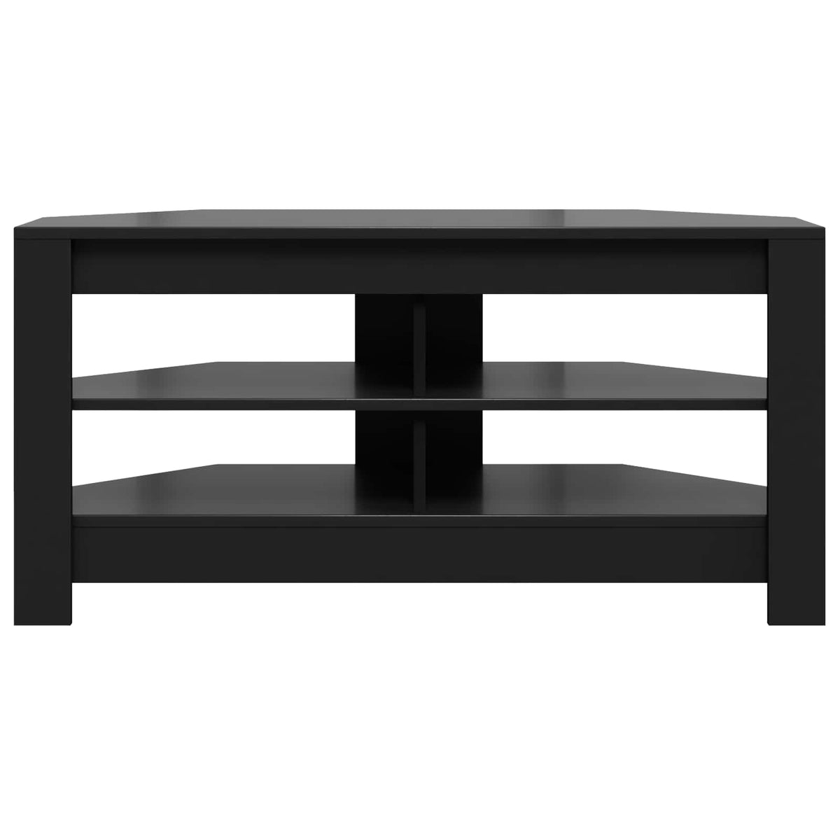 Rohováskříňnatv 102 X 40,5 X 45 Cm Černá Kompozitní Dřevo