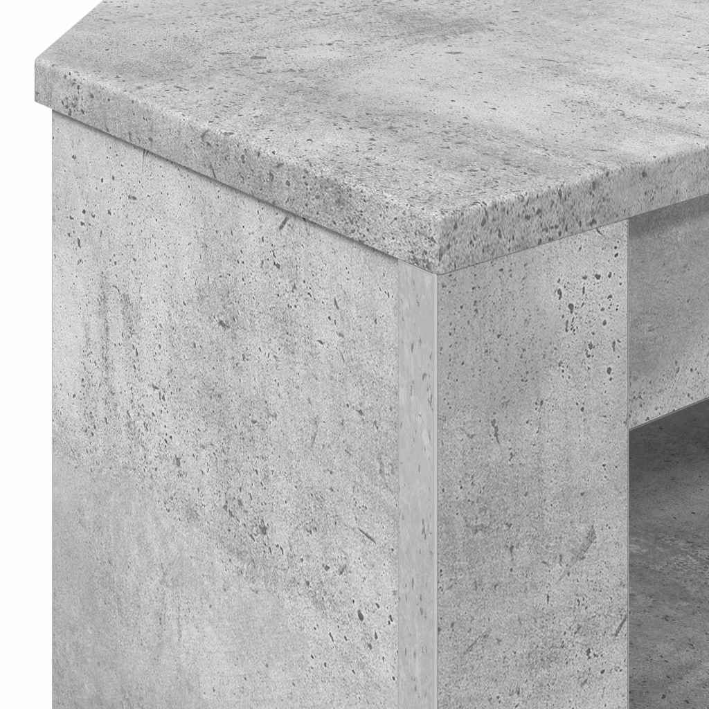 Rohováskříňnatv 102 X 40,5 X 45 Cm Betonově Šedá