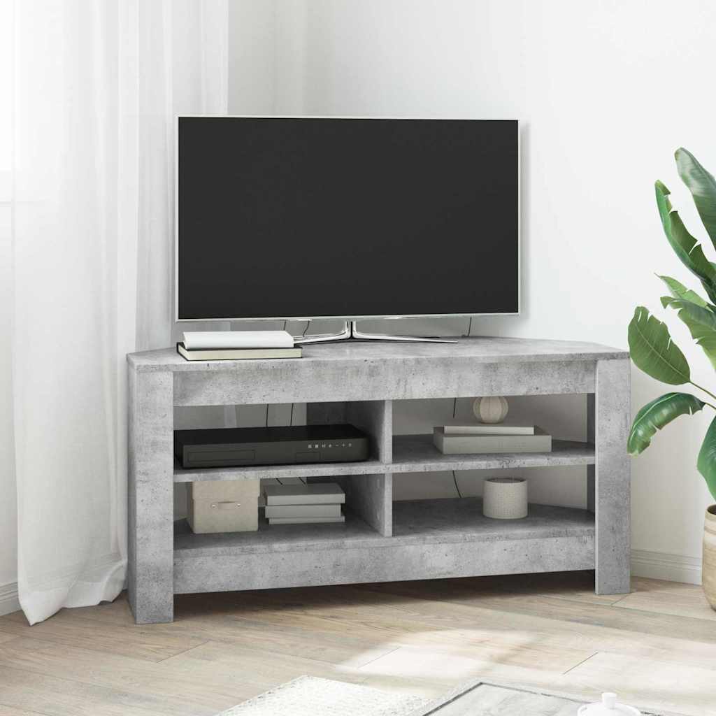 Rohováskříňnatv 102 X 40,5 X 45 Cm Betonově Šedá