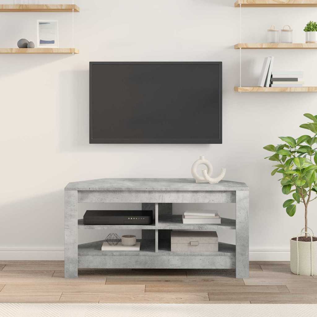 Rohováskříňnatv 102 X 40,5 X 45 Cm Betonově Šedá