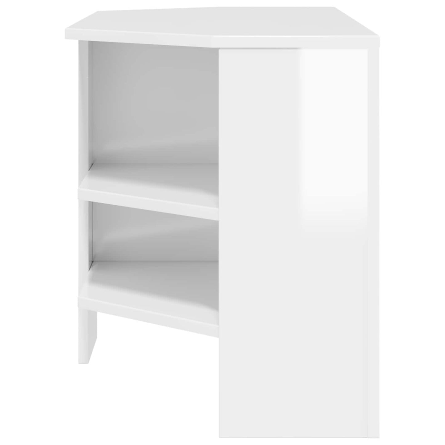 Rohováskříňnatv 102 X 40,5 X 45 Cm Vysoce Lesklá Bílá
