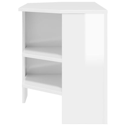 Rohováskříňnatv 102 X 40,5 X 45 Cm Vysoce Lesklá Bílá