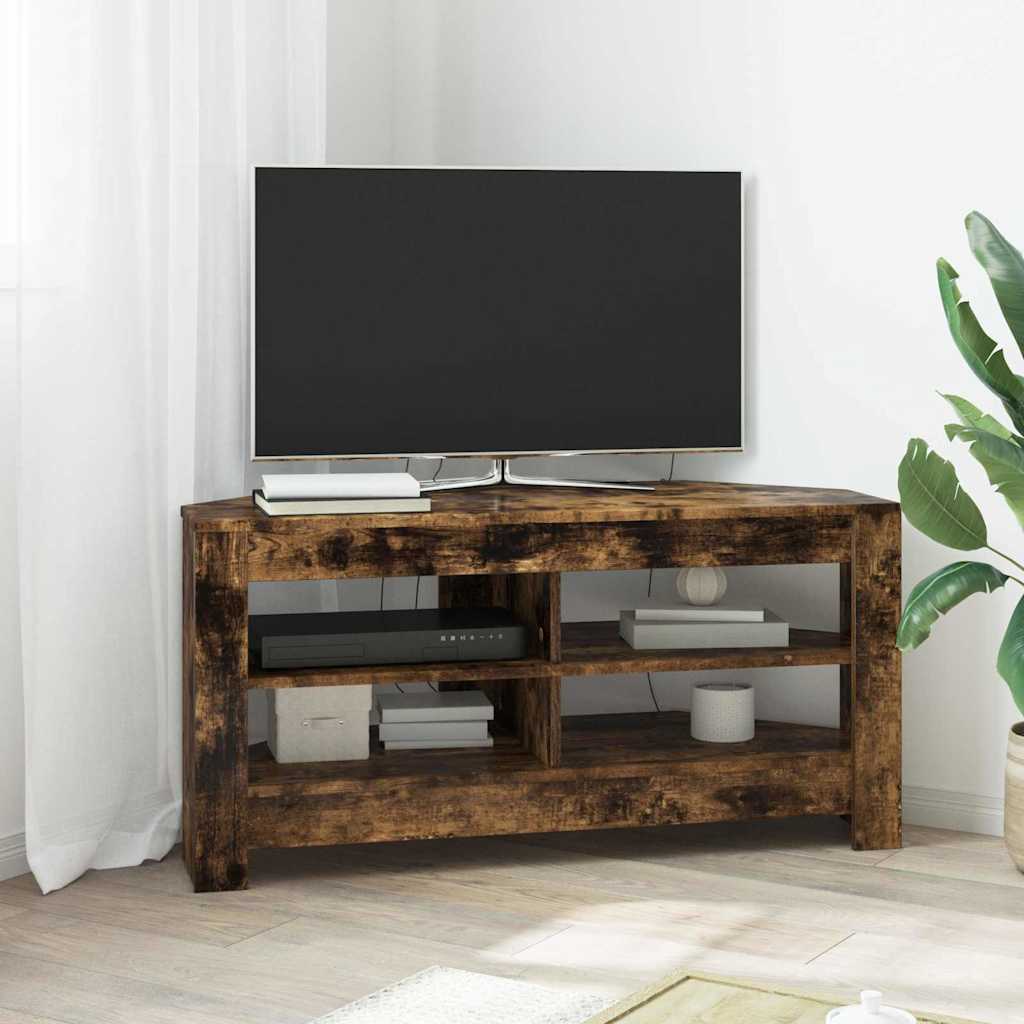 Rohováskříňnatv 102 X 40,5 X 45 Cm Kouřový Dub Kompozitní Dřevo