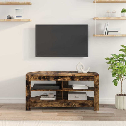 Rohováskříňnatv 102 X 40,5 X 45 Cm Kouřový Dub Kompozitní Dřevo