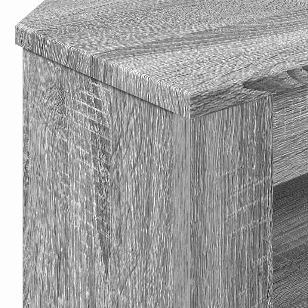 Rohováskříňnatv 102 X 40,5 X 45 Cm Šedá Sonoma Kompozitní Dřevo