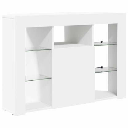 Rohový Led Tv Stojan 100X40X68Cm Bílá Kompozitní Dřevo