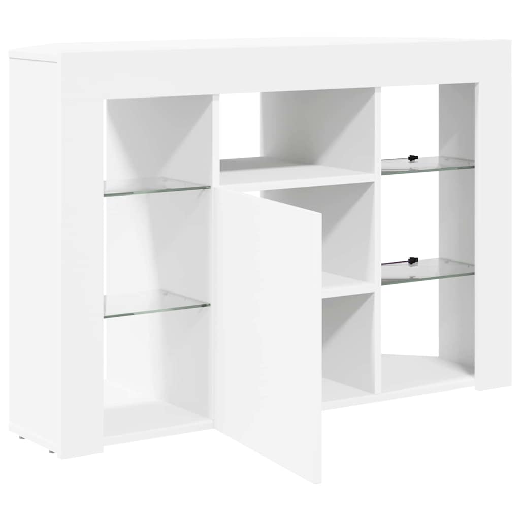 Rohový Led Tv Stojan 100X40X68Cm Bílá Kompozitní Dřevo