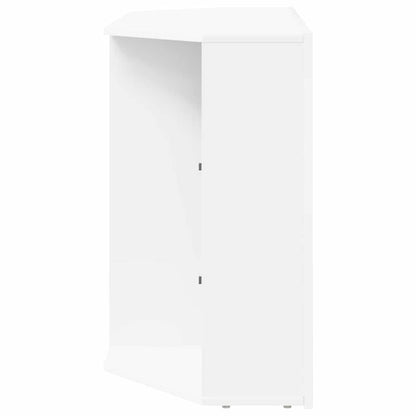 Rohový Led Tv Stojan 100X40X68Cm Bílá Kompozitní Dřevo