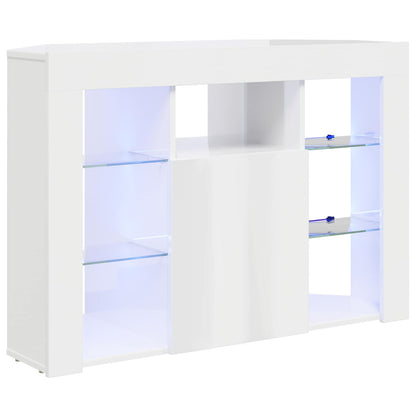 Rohový Led Tv Stojan 100X40X68Cm Vysoce Lesklá Bílá