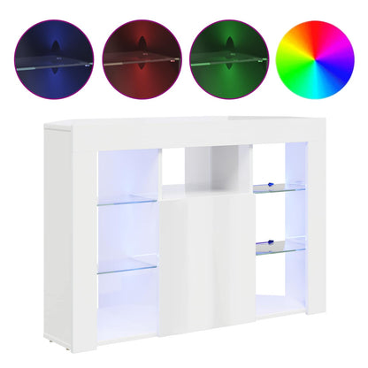 Rohový Led Tv Stojan 100X40X68Cm Vysoce Lesklá Bílá