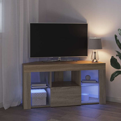 Rohový Led Tv Stojan 100 X 40 X 50 Cm Sonoma Dub