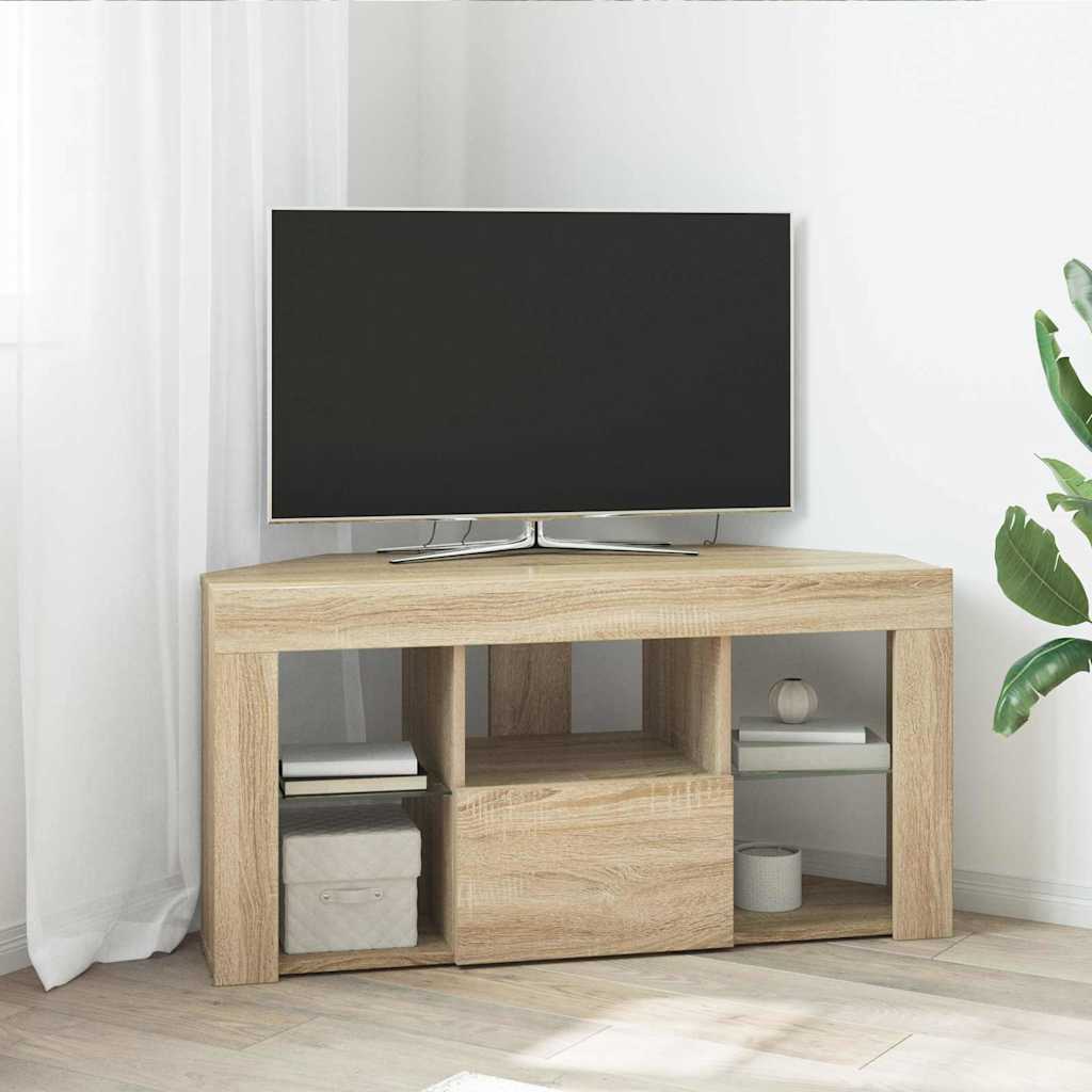 Rohový Led Tv Stojan 100 X 40 X 50 Cm Sonoma Dub