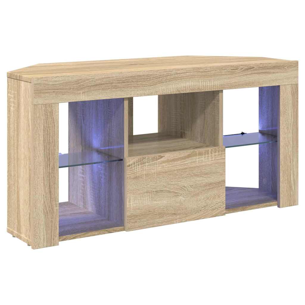 Rohový Led Tv Stojan 100 X 40 X 50 Cm Sonoma Dub