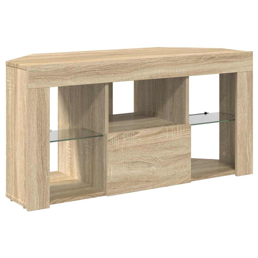 Rohový Led Tv Stojan 100 X 40 X 50 Cm Sonoma Dub