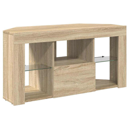 Rohový Led Tv Stojan 100 X 40 X 50 Cm Sonoma Dub