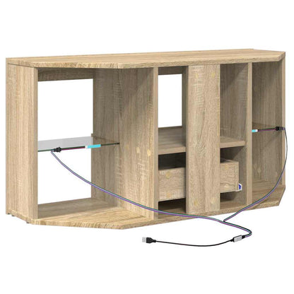 Rohový Led Tv Stojan 100 X 40 X 50 Cm Sonoma Dub