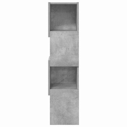 Rohová Skříňka 25,5X25X102Cm Kompozitní Dřevo Betonově Šedá