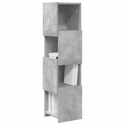 Rohová Skříňka 25,5X25X102Cm Kompozitní Dřevo Betonově Šedá