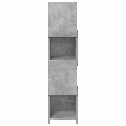 Rohová Skříňka 25,5X25X102Cm Kompozitní Dřevo Betonově Šedá