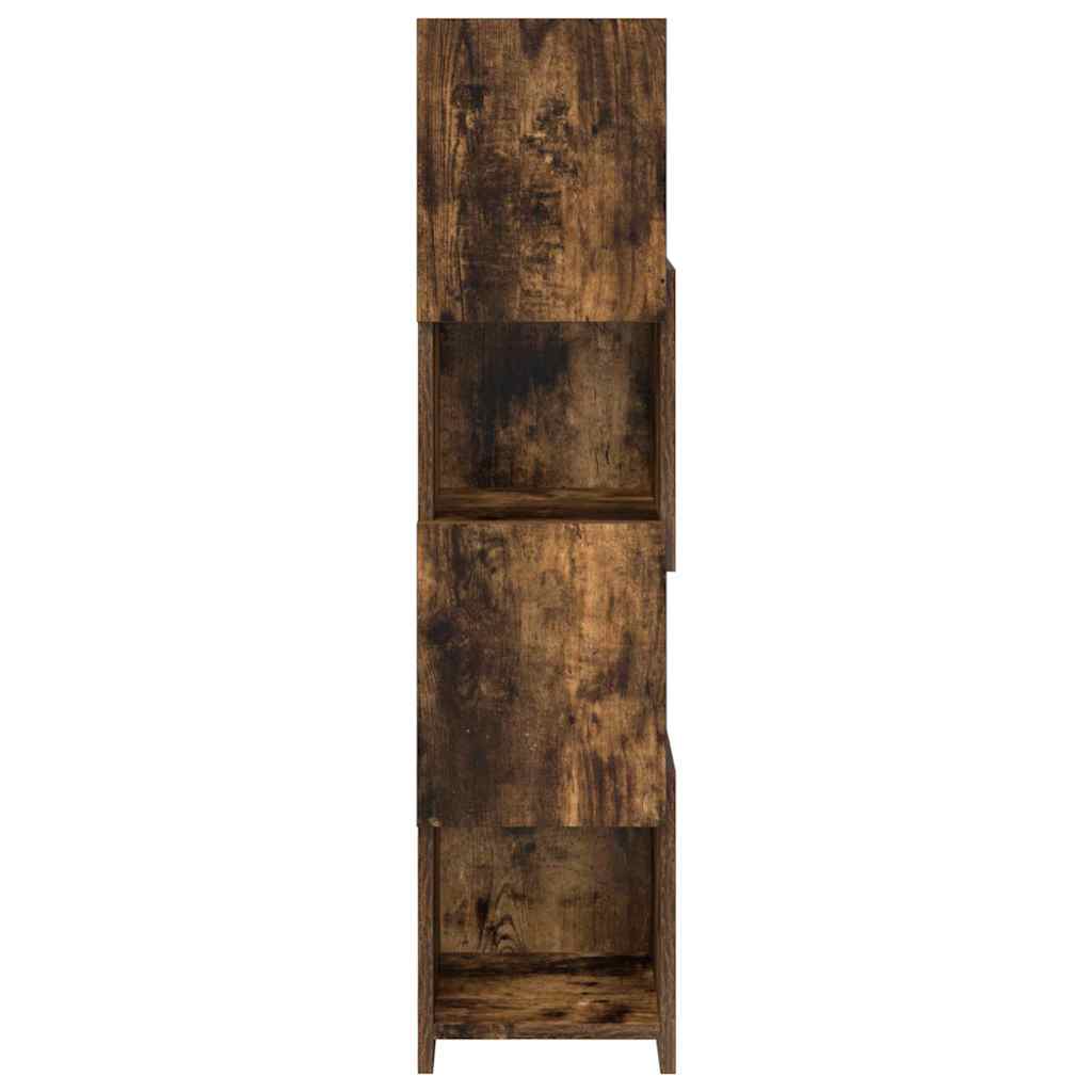 Rohová Skříňka 25,5X25X102Cm Kompozitní Dřevo Kouřový Dub