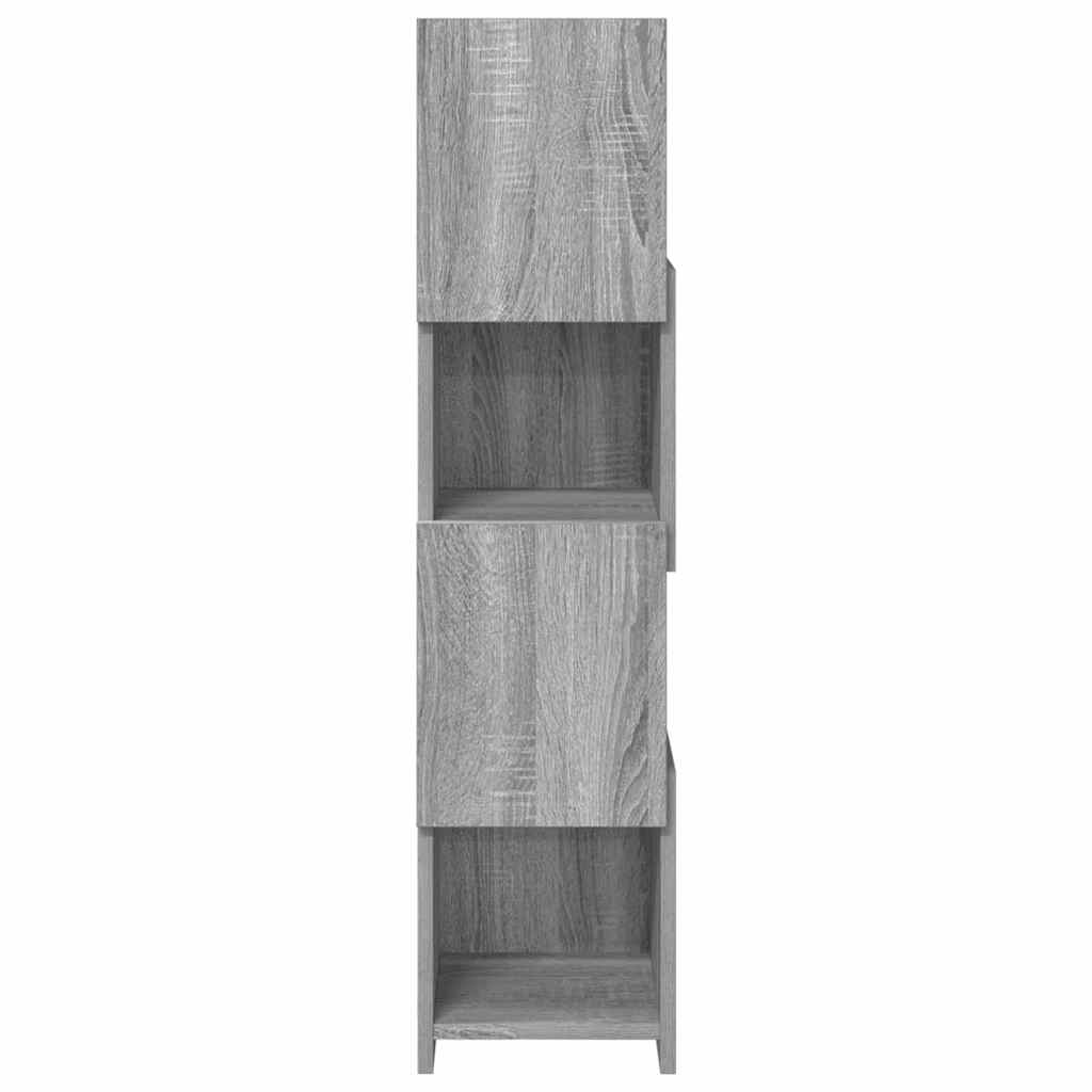 Rohová Skříňka 25,5X25X102Cm Kompozitní Dřevo Šedá Sonoma