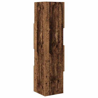 Rohová Skříňka 25,5X25X102Cm Kompozitní Dřevo Staré Dřevo