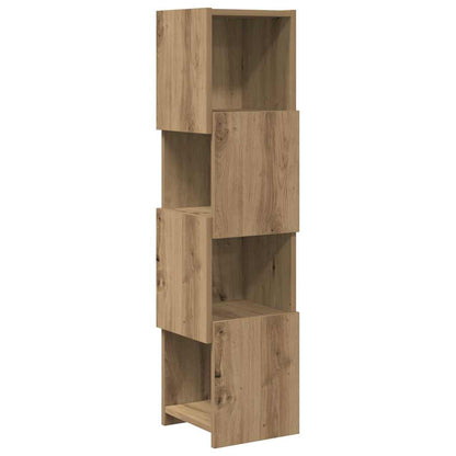 Rohová Skříňka 25,5X25X102Cm Kompozitní Dřevo Artisanový Dub