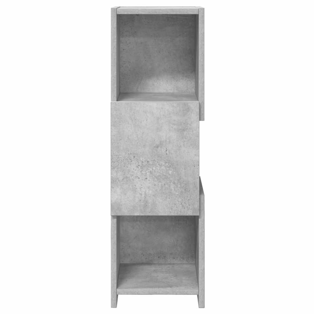 Rohová Skříňka 25,5X25X80Cm Kompozitní Dřevo Betonově Šedá
