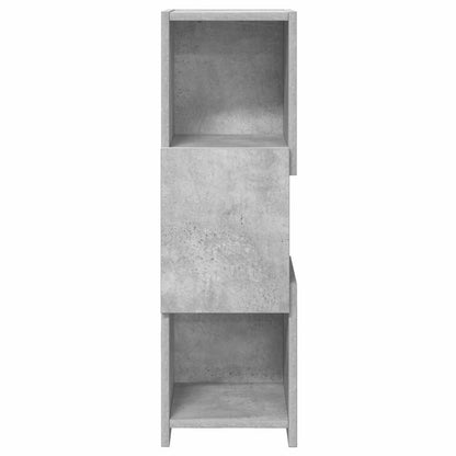 Rohová Skříňka 25,5X25X80Cm Kompozitní Dřevo Betonově Šedá