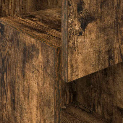 Rohová Skříňka 25,5X25X80Cm Kompozitní Dřevo Kouřový Dub