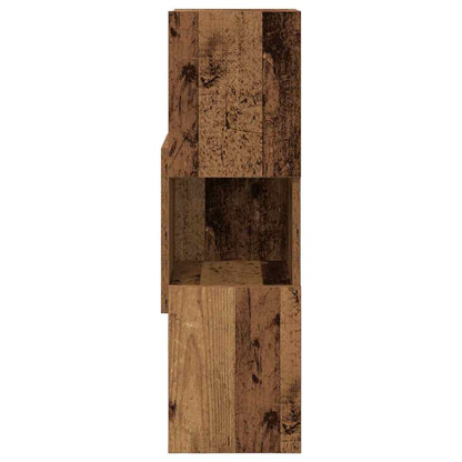Rohová Skříňka 25,5X25X80Cm Kompozitní Dřevo Staré Dřevo