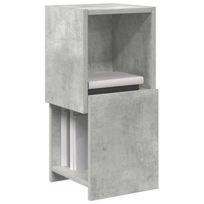 Rohová Skříňka 25,5X25X55Cm Kompozitní Dřevo Betonově Šedá